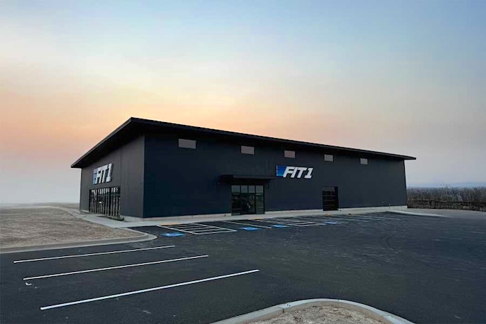 exterior aerial shot of very large retail structure
