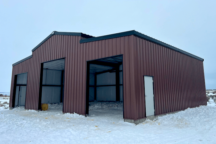 exterior aerial shot of very large retail structure