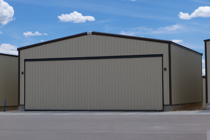 exterior aerial shot of very large retail structure