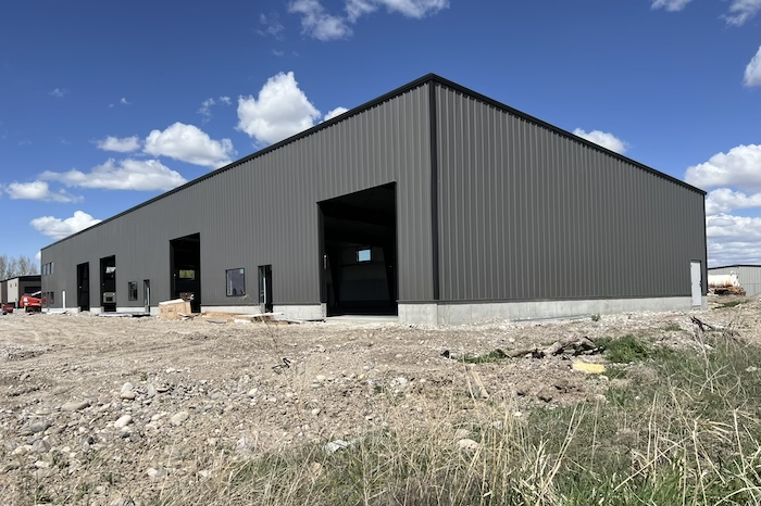exterior aerial shot of very large retail structure
