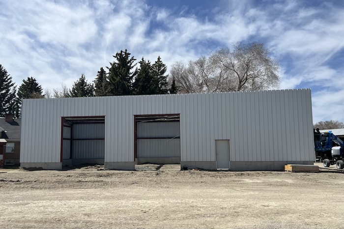 exterior aerial shot of very large retail structure